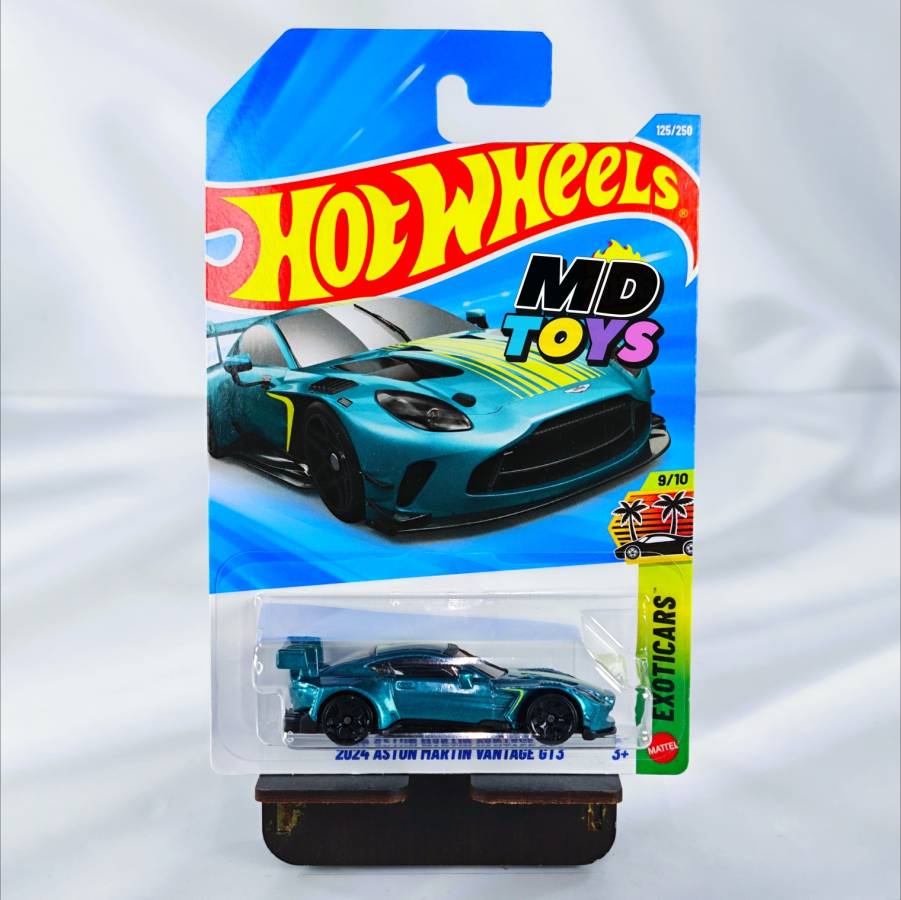 HotWheels_basico_2024_Aston_Martin_vantage_GT3 Aston Martin Vantage GT3 2024 - Hotwheels Exoticars 9/10 Mattel - Imagen 1