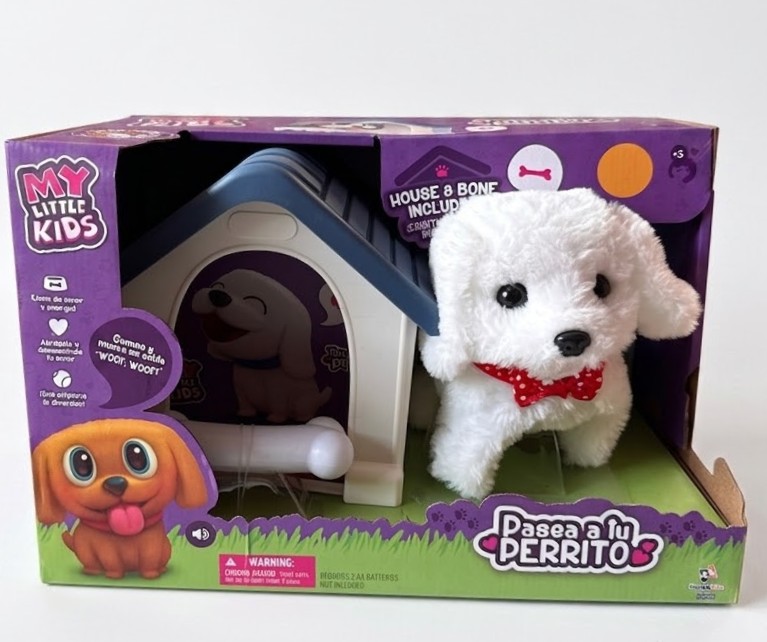 Juguetes Varios - Pasea tu Perrito Blanco Pasea a tu Perrito Blanco - The Walking Puppy My Little Kids - Imagen 1