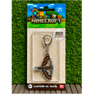 Arco Minecraft - Llavero Metalico Oficial Mojang
