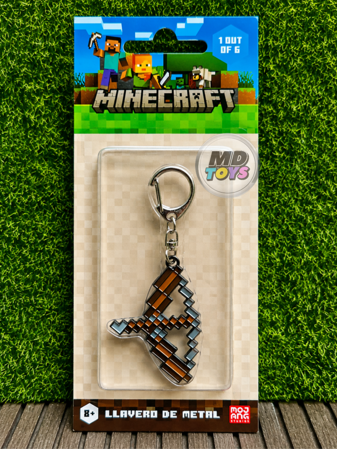 Llavero Minecraft - Arco 1 Arco Minecraft - Llavero Metalico Oficial Mojang - Imagen 1