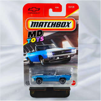 Camaro SS 396 1969 - Auto Chevrolet 72/125 Matchbox 1:64 Mattel