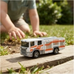 Scania P 360 Fire Truck Bomberos – Camion 16/125 Matchbox 1:64 Mattel - Imagen 3
