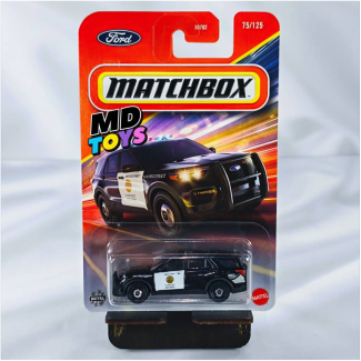 Ford Police Interceptor Utility - Auto Ford 75/125 Matchbox 1:64 Mattel