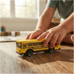 MBX EV School Bus - Autobus MBX 123/125 Matchbox 1:64 Mattel - Imagen 3