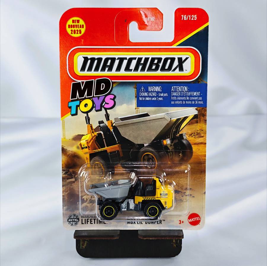 Matchbox Basic - MBX Lil Dumper MBX Lil Dumper - Camion Tolva 76/125 Matchbox 1:64 Mattel - Imagen 1