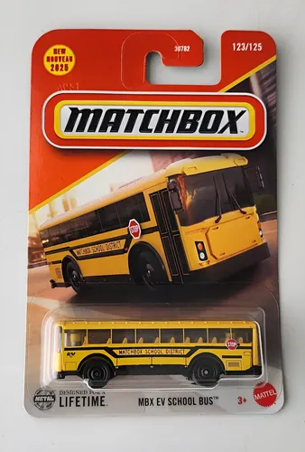 Matchbox - MBX EV School Bus MBX EV School Bus - Autobus MBX 123/125 Matchbox 1:64 Mattel - Imagen 1