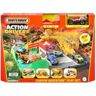 Playset Canyon Adventure - Matchbox Action Drivers Mattel