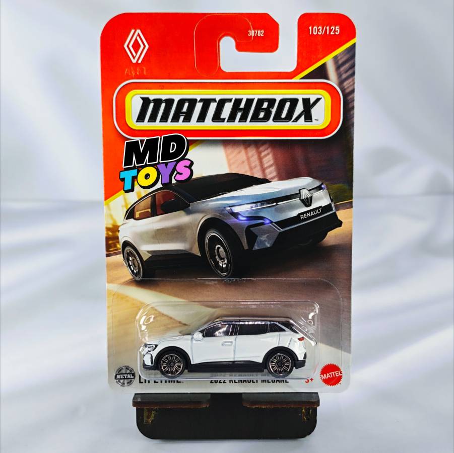Renault Megane 2022 Auto Renault 103125 Matchbox 164 Mattel Renault Megane 2022 - Auto Renault 103/125 Matchbox 1:64 Mattel - Imagen 1