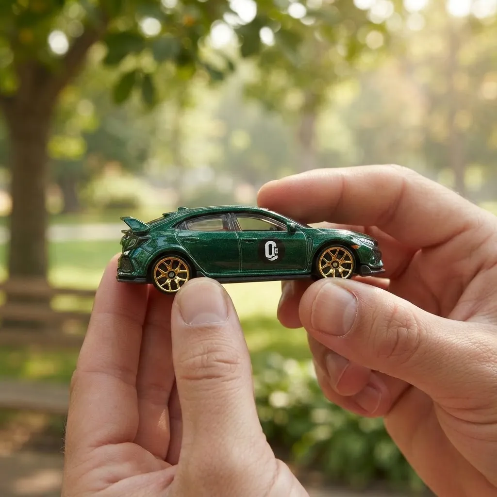 Honda Civic Type R 2018 3/10 - Hotwheels Night speed Mattel - Imagen 4