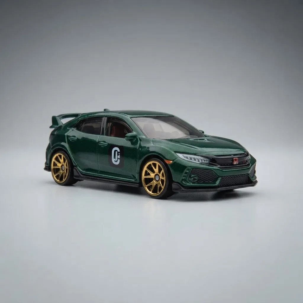 Honda Civic Type R 2018 3/10 - Hotwheels Night speed Mattel - Imagen 2