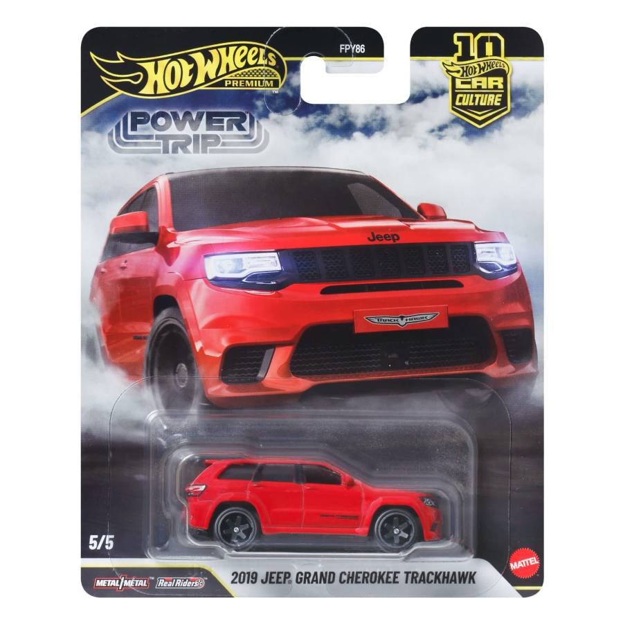 Hot_Wheels_2019_Jeep_Grand_Cherokee_Trackhawk_Car_culture Jeep Grand Cherokee Trackhawk 2019 - Hotwheels Premium Car Culture: Power Trip 5/5 - Imagen 1
