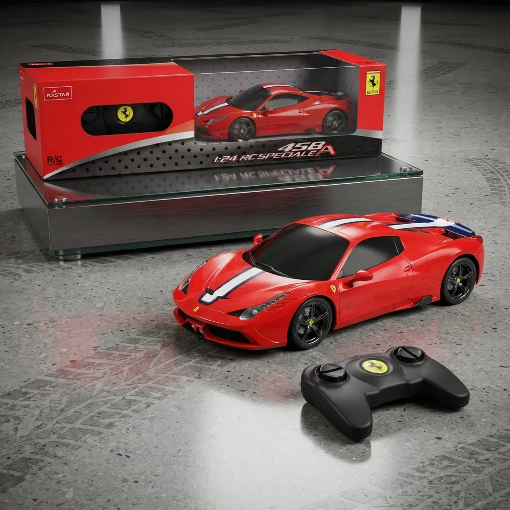 Auto A Control Remoto Ferrari 458 Speciale A 1:24 Rastar - Imagen 2